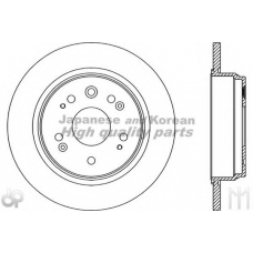 0993-6204 ASHUKI Тормозной диск