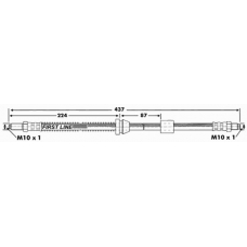 FBH6963 FIRST LINE Тормозной шланг