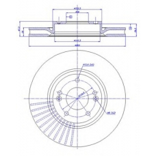 142.1483 CAR Тормозной диск
