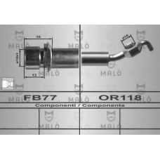 80611 Malo Тормозной шланг