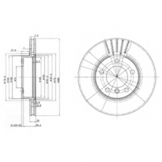 BG2623 DELPHI Тормозной диск