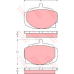 GDB333 TRW Комплект тормозных колодок, дисковый тормоз