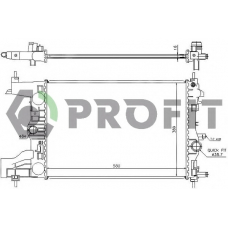PR 5056A1 PROFIT Радиатор, охлаждение двигателя