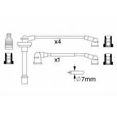 0 986 357 282 BOSCH Комплект проводов зажигания