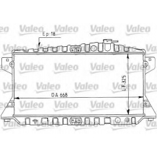 730426 VALEO Радиатор, охлаждение двигателя