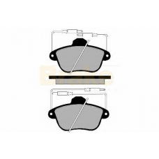 PA807 BRAKE ENGINEERING Комплект тормозных колодок, дисковый тормоз