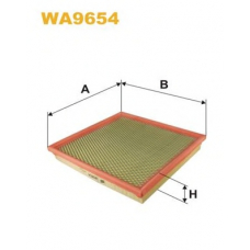 WA9654 WIX Воздушный фильтр