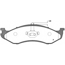 BPA0467.00 OPEN PARTS Комплект тормозных колодок, дисковый тормоз