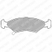 LP1630 DELPHI Комплект тормозных колодок, дисковый тормоз