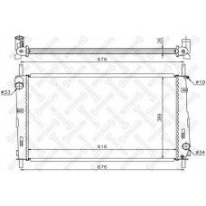 10-26759-SX STELLOX Радиатор, охлаждение двигателя
