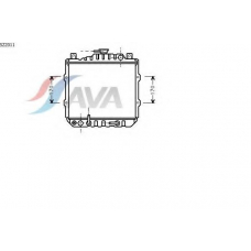 SZ2011 AVA Радиатор, охлаждение двигателя