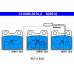 13.0460-3014.2 ATE Комплект тормозных колодок, дисковый тормоз