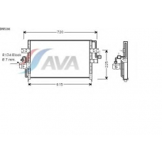 DN5166 AVA Конденсатор, кондиционер