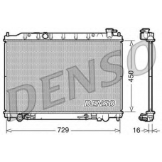 DRM46030 DENSO Радиатор, охлаждение двигателя