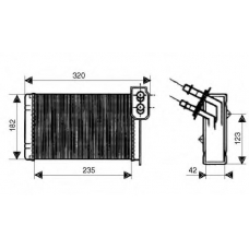 QHR2120 QUINTON HAZELL Теплообменник, отопление салона