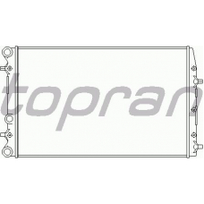 112 221 TOPRAN Радиатор, охлаждение двигателя