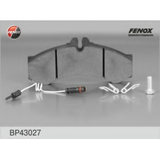 BP43027 FENOX Комплект тормозных колодок, дисковый тормоз
