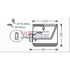 8701271 KUHLER SCHNEIDER Испаритель, кондиционер