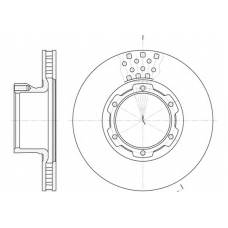 61177 10 KAWE Тормозной диск