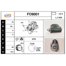 FO9001 SNRA Стартер