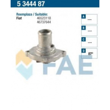 5344487 FAE Термостат, охлаждающая жидкость