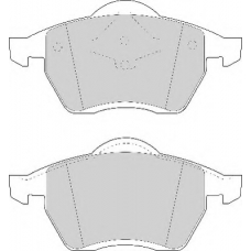 FD6693A NECTO Комплект тормозных колодок, дисковый тормоз