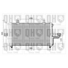 QCN530 QUINTON HAZELL Конденсатор, кондиционер