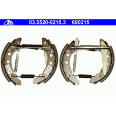 03.0520-0215.3 ATE Комплект тормозных колодок