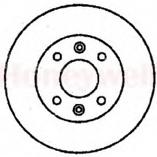 561145B BENDIX Тормозной диск