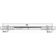 FBH6145 FIRST LINE Тормозной шланг