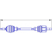 12617 SERCORE Приводной вал