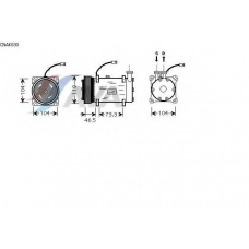 CNAK030 AVA Компрессор, кондиционер