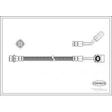 19032969 CORTECO Тормозной шланг