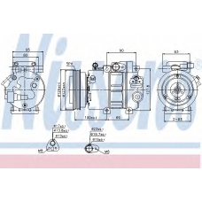 89292 NISSENS Компрессор, кондиционер