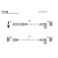 T574B TESLA Комплект проводов зажигания