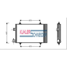 0723401 KUHLER SCHNEIDER Конденсатор, кондиционер