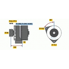 6 033 GB3 030 BOSCH Генератор