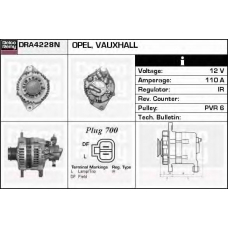 DRA4228N DELCO REMY Генератор