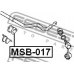MSB-017 FEBEST Опора, стабилизатор