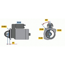 0 986 012 940 BOSCH Стартер