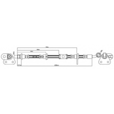 VBH861 MOTAQUIP Тормозной шланг