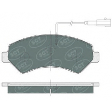 SP 387 SCT Комплект тормозных колодок, дисковый тормоз