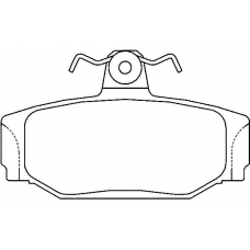 21385 139  1 4 TX465 TEXTAR Колодки тормозные