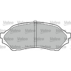 598548 VALEO Комплект тормозных колодок, дисковый тормоз