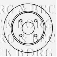 BBD4869 BORG & BECK Тормозной диск