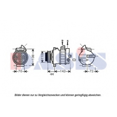 852588N AKS DASIS Компрессор, кондиционер