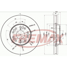BD-2611 FREMAX Тормозной диск