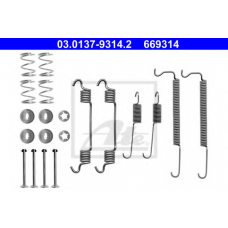03.0137-9314.2 ATE Комплектующие, тормозная колодка