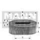 C 3553<br />MANN-FILTER