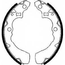 BS867 QUINTON HAZELL Комплект тормозных колодок